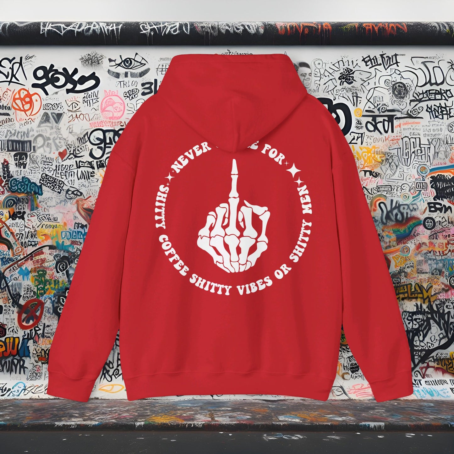 Never Settle Unisex Heavy Blend™ Hooded Sweatshirt