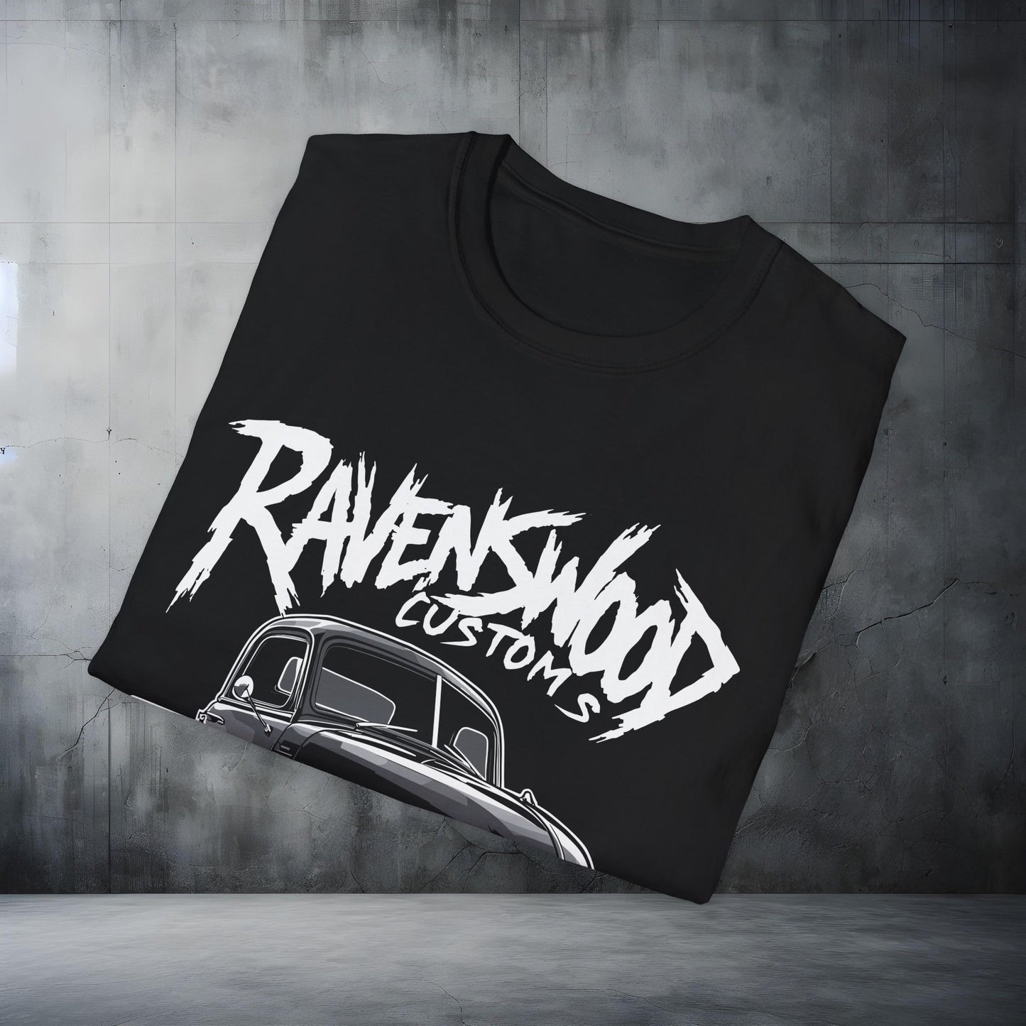 Ravenswood Classic Truck T-Shirt – Retro Neon Car Graphic Tee