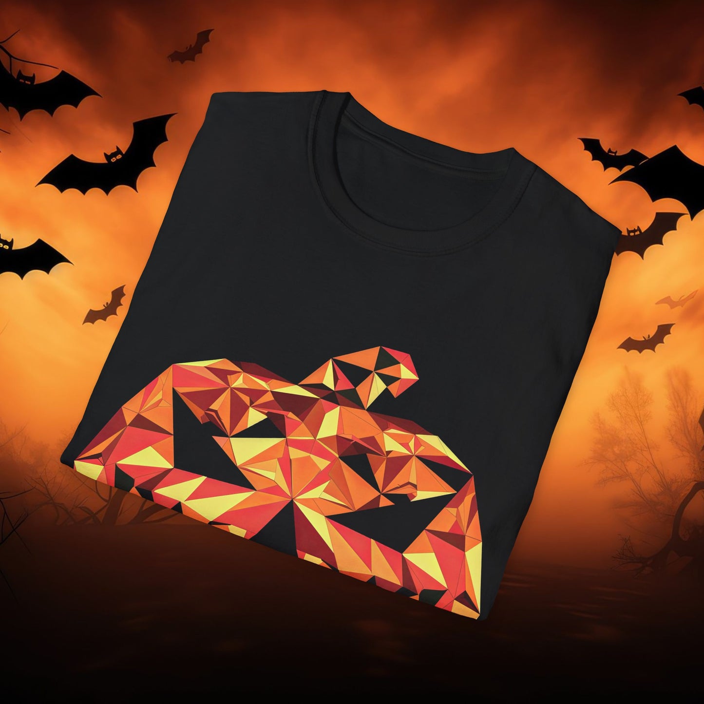 Halloween Pumpkin 02 Unisex T-Shirt, Spooky Tee, Fall Fashion, Halloween Costume, Trick or Treat Shirt, Party Outfit