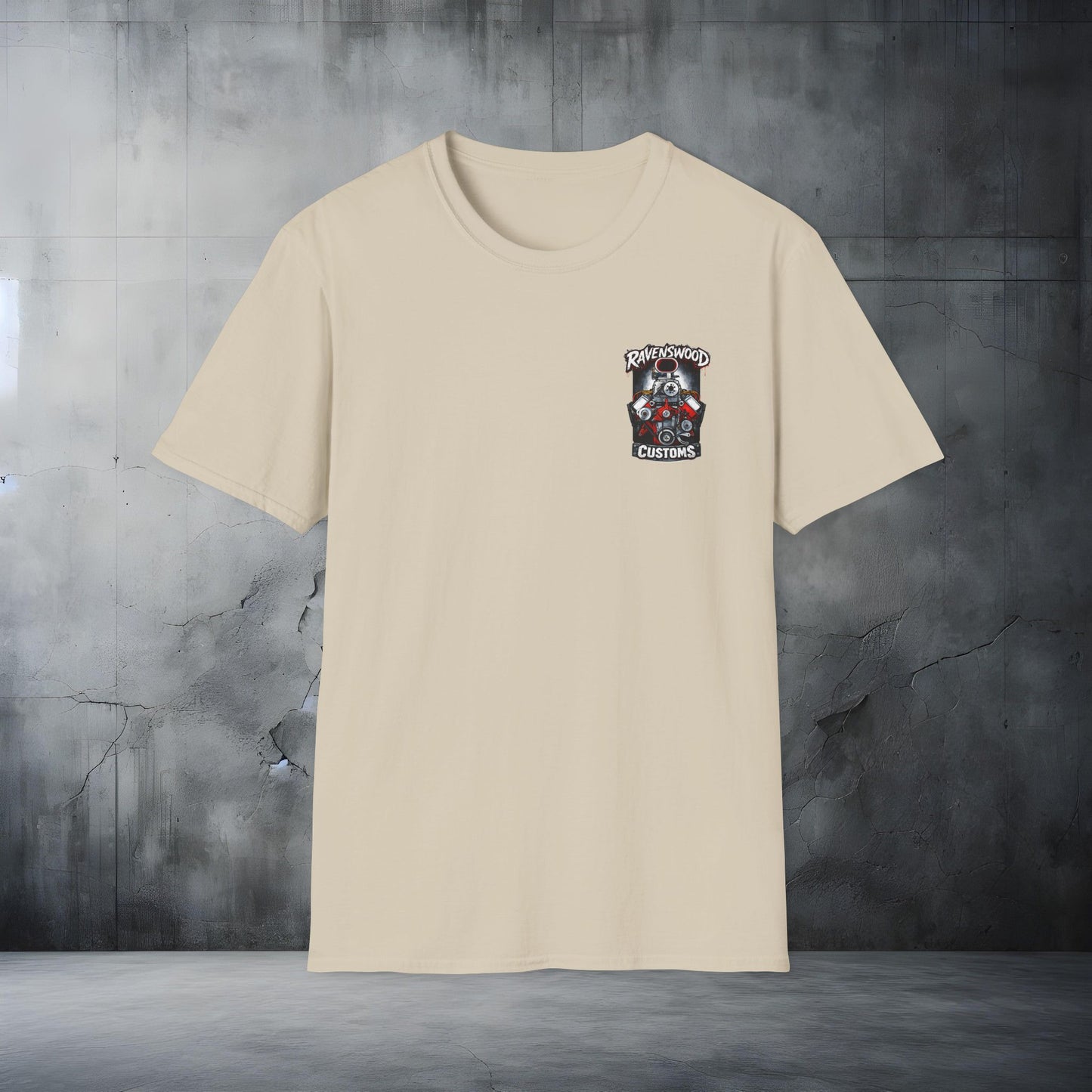 Ravenswood Customs Blown 354 Hemi Engine Graphic T-Shirt