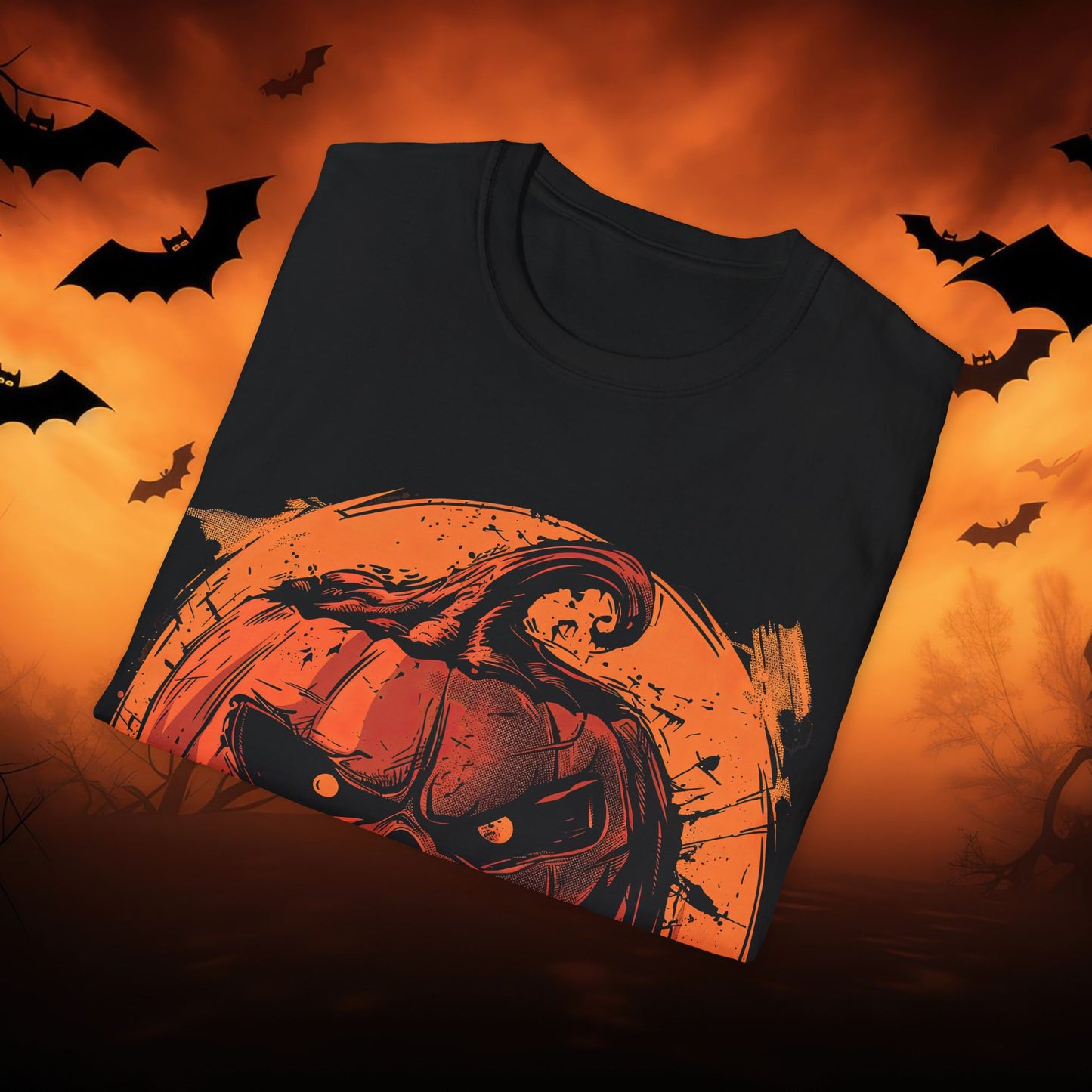 Halloween Pumpkin 82 Unisex T-Shirt, Spooky Tee, Fall Fashion, Halloween Costume, Trick or Treat Shirt, Party Outfit