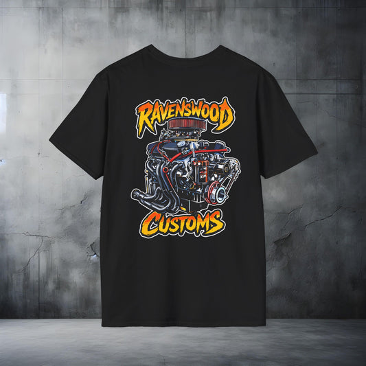 Ravenswood Customs 418ci small-block Chrysler V8 Car Shop T-Shirt