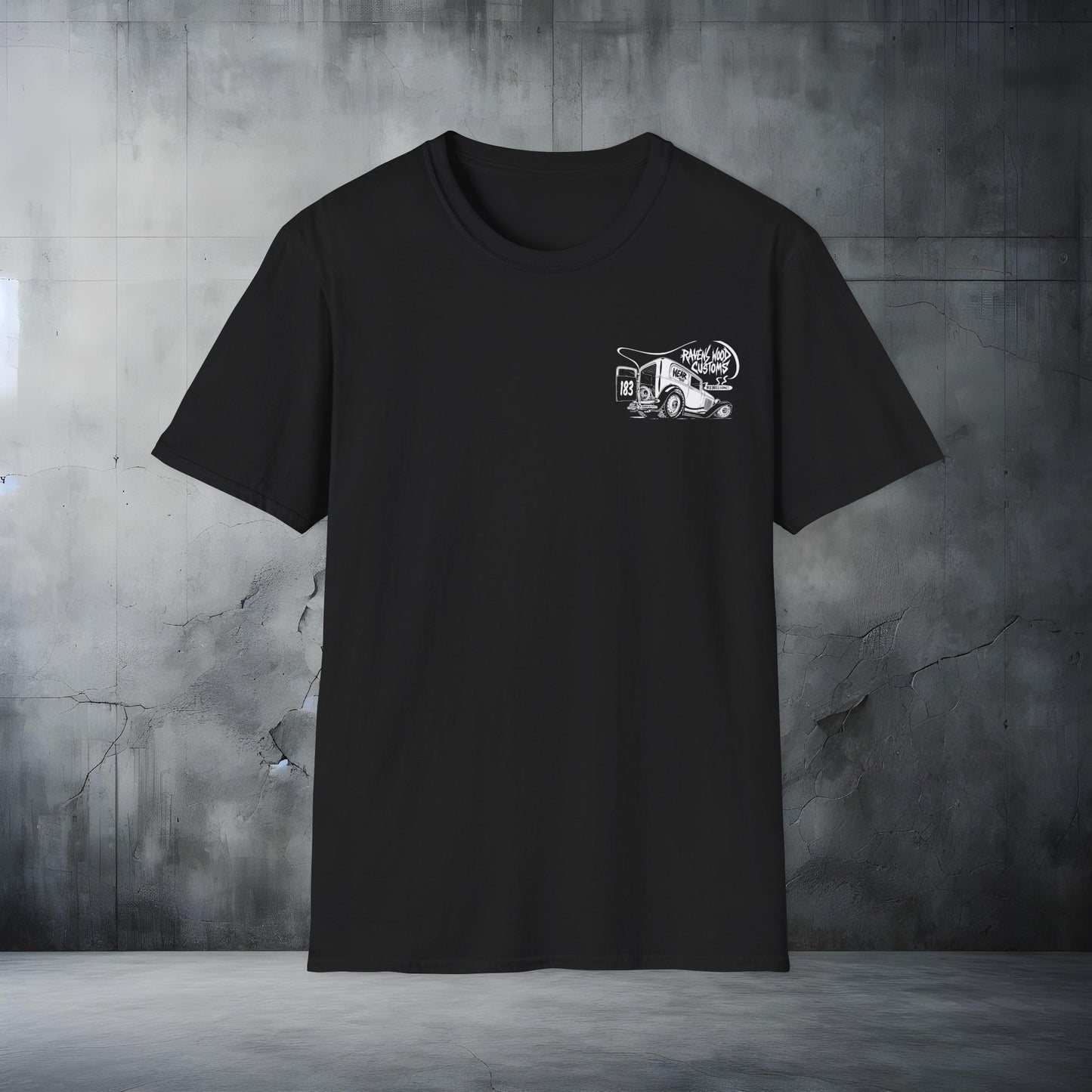 Ravenswood Customs WTR Graphic Tee, Custom Car Lover Shirt, Retro Auto Apparel, Perfect Gift for Gearheads, Classic Vehicle T-Shirt