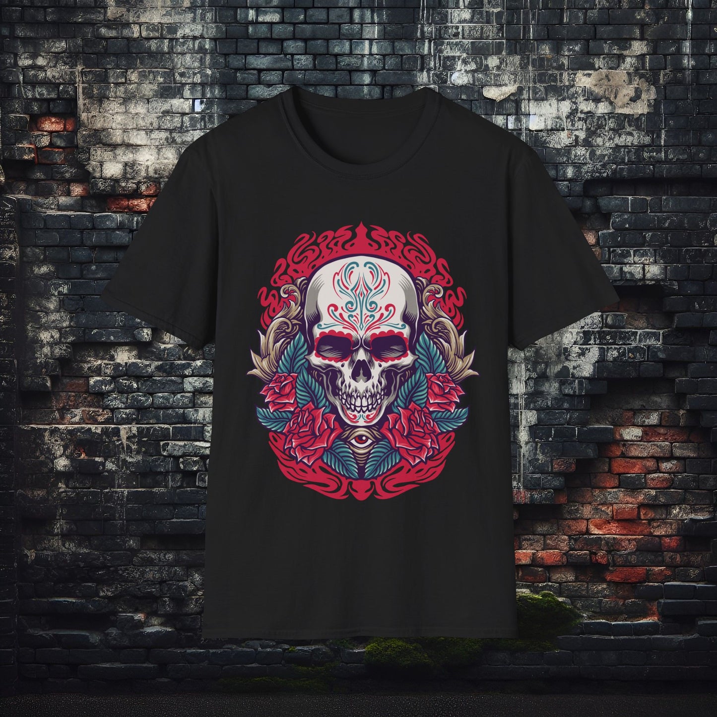 RC Streetwear Skull 110 Unisex Softstyle T-Shirt