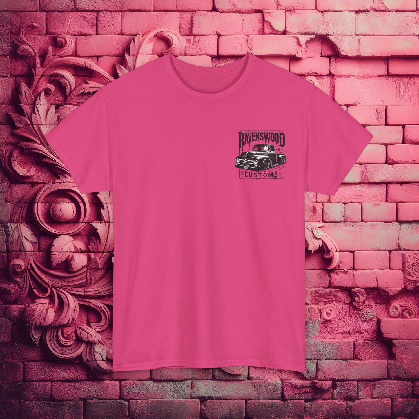 Ravenswood Customs Vintage Car Graphic Tee, Classic Car T-Shirt, Unisex Heavy Cotton Tee