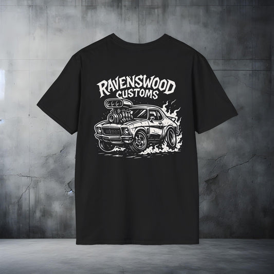 Ravenswood Customs HQ Monaro T-Shirt | Unisex Softstyle Tee