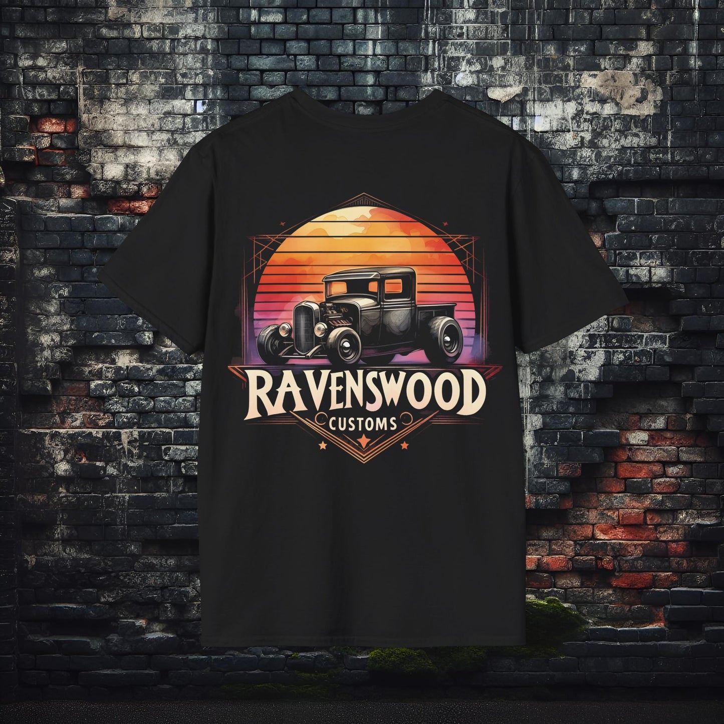 RC Sunset Rod 5 Unisex Softstyle T-Shirt