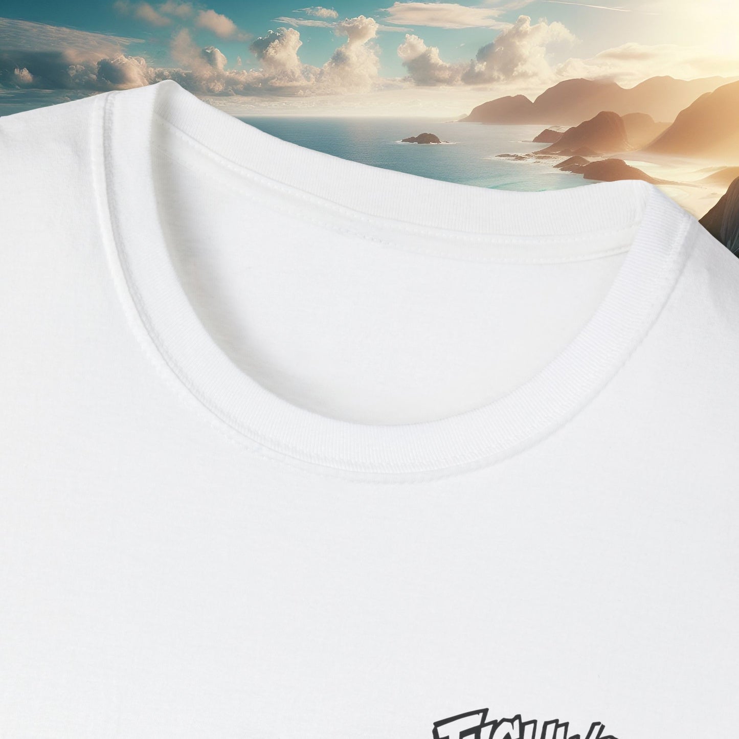 Fishwood Threads Skull Anchor T-Shirt, Casual Graphic Tee