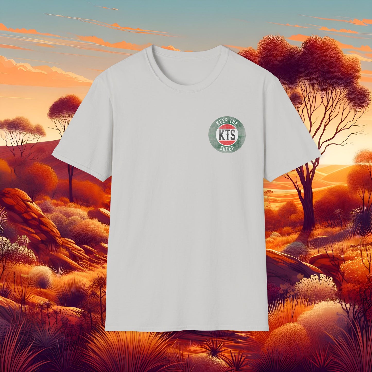 Keep the Sheep #keepthesheep Unisex Softstyle T-Shirt - Bold Graphic Tee for Keep the Sheep movement