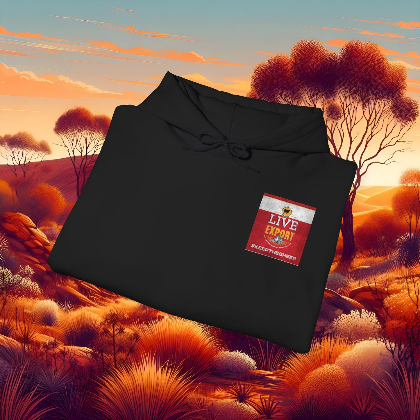 Live Export Keep the Sheep Unisex Heavy Blend™ Hooded Sweatshirt