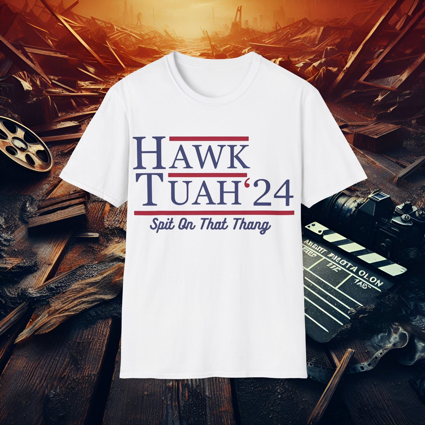 Hawk Tuah 24 Unisex Softstyle T-Shirt