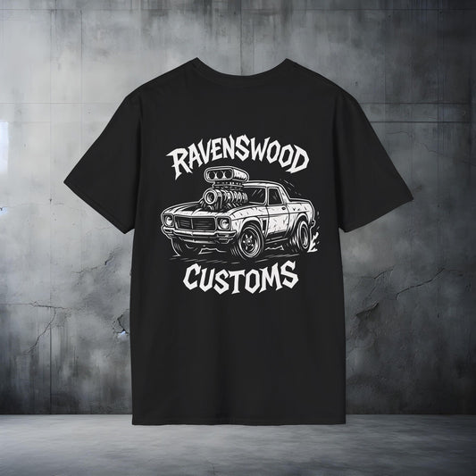 Ravenswood Customs HQ Ute T-Shirt | Unisex Softstyle Tee
