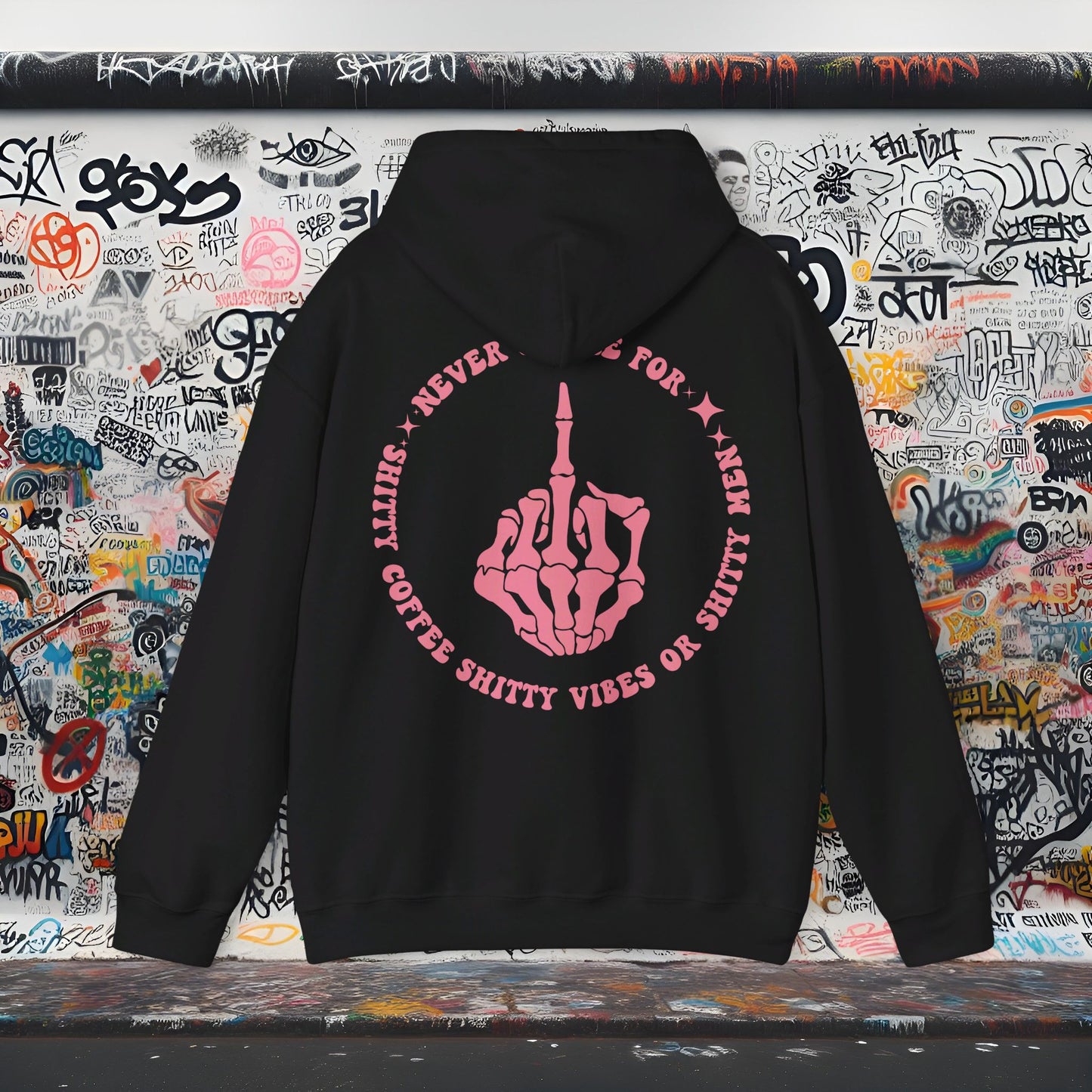 Never Settle Unisex Heavy Blend™ Hooded Sweatshirt