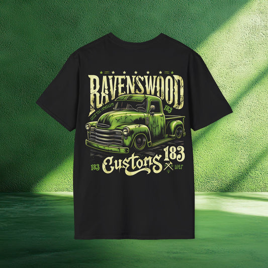Ravenswood Customs Classic Green Apache 1 T-Shirt, Vintage Auto Tee, Unisex Graphic Shirt