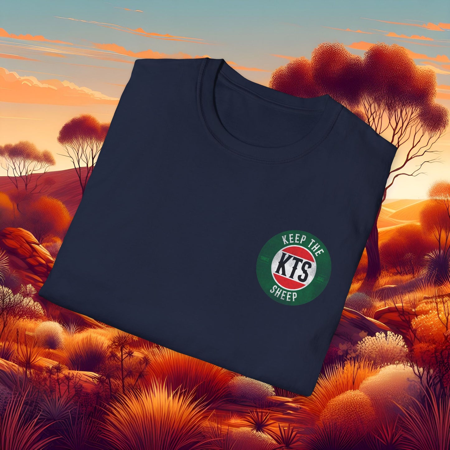 Keep the Sheep #keepthesheep Unisex Softstyle T-Shirt - Bold Graphic Tee for Keep the Sheep movement