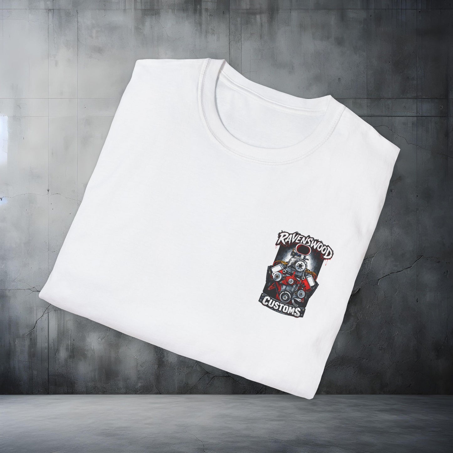 Ravenswood Customs Blown 354 Hemi Engine Graphic T-Shirt