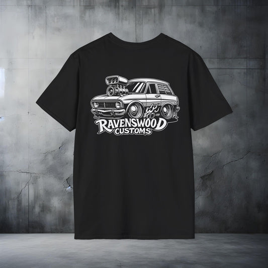 Ravenswood Customs Falcon Graphic T-Shirt, Car Enthusiast Gift, Unisex Softstyle Tee