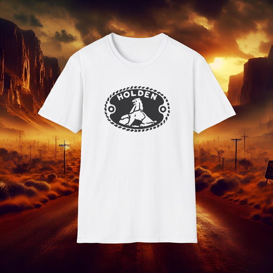 Vintage Holden Graphic T-Shirt, Classic Car Lover Tee, Unisex Softstyle Shirt, Gift for Mechanic, Retro Auto Apparel