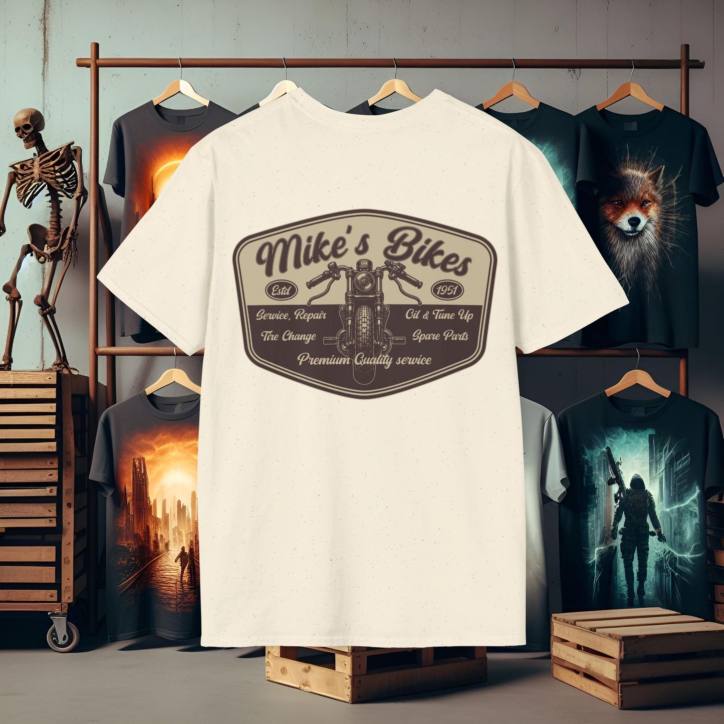 Vintage Garage Collection 8 Unisex Softstyle T-Shirt