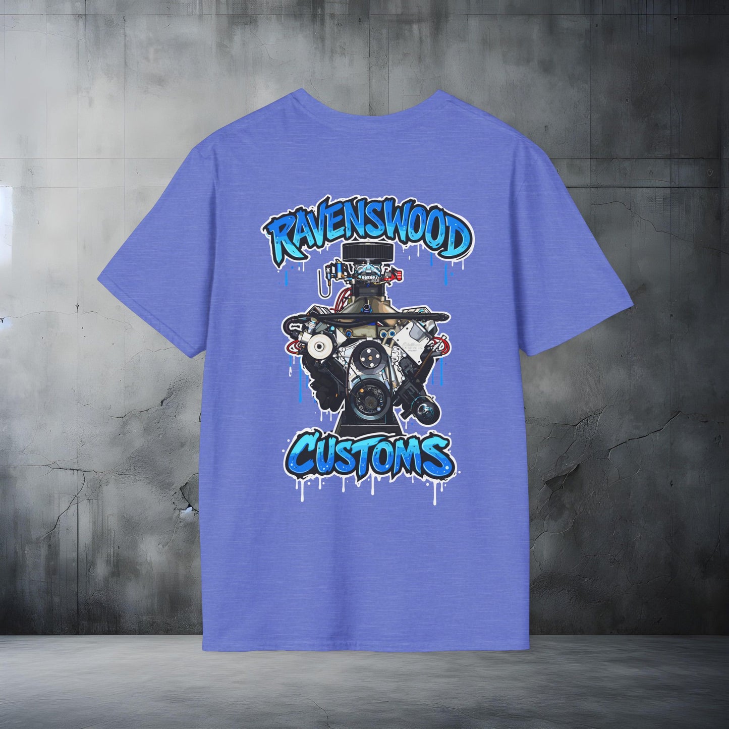 Ravenswood Customs 385ci Holden V8 Engine Graphic T-Shirt