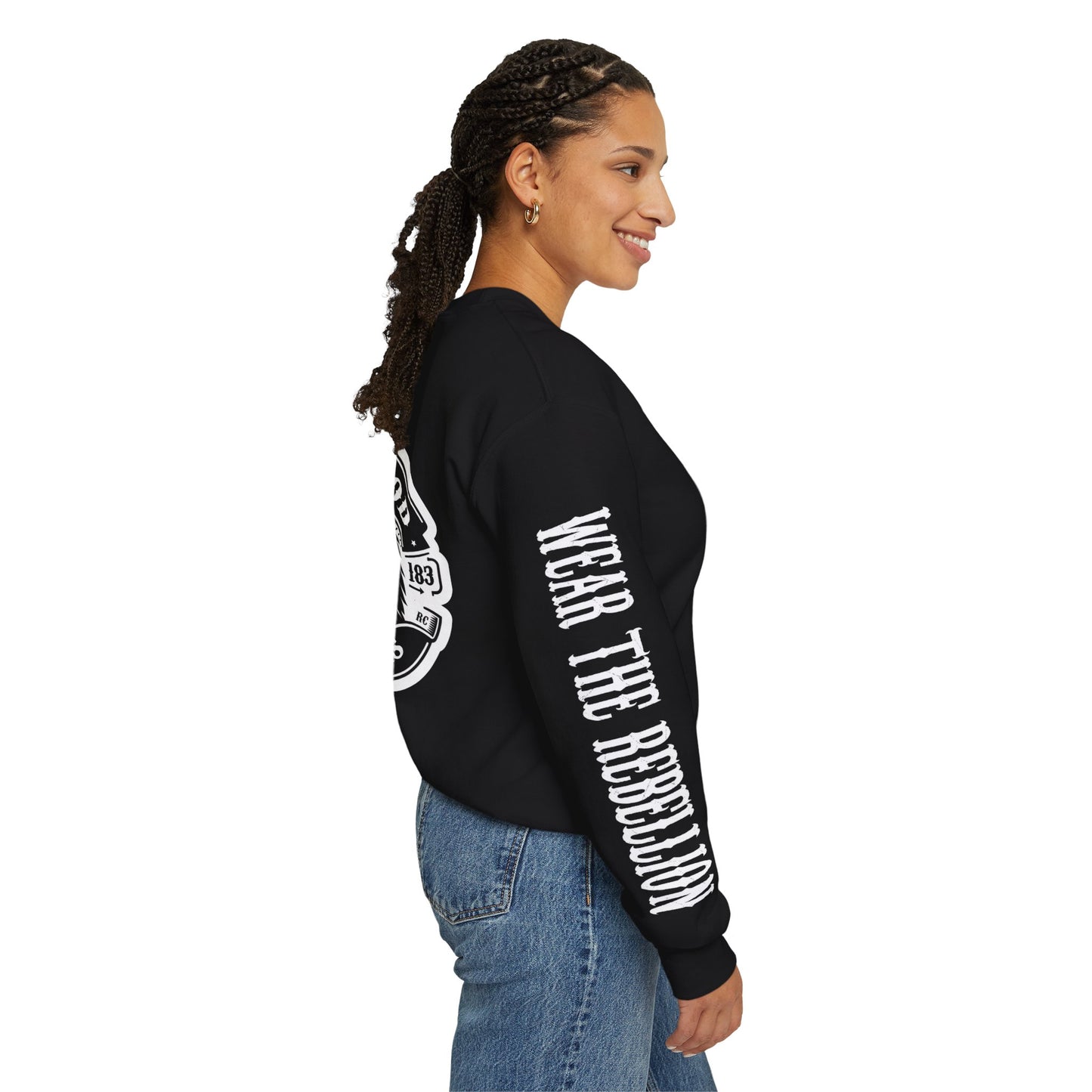 Ravenswood Customs Wear the Rebellion Unisex Heavy Blend™ Crewneck Sweatshirt