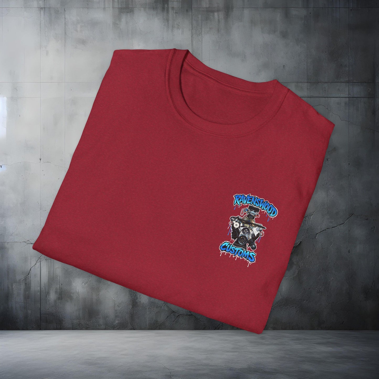 Ravenswood Customs 385ci Holden V8 Engine Graphic T-Shirt