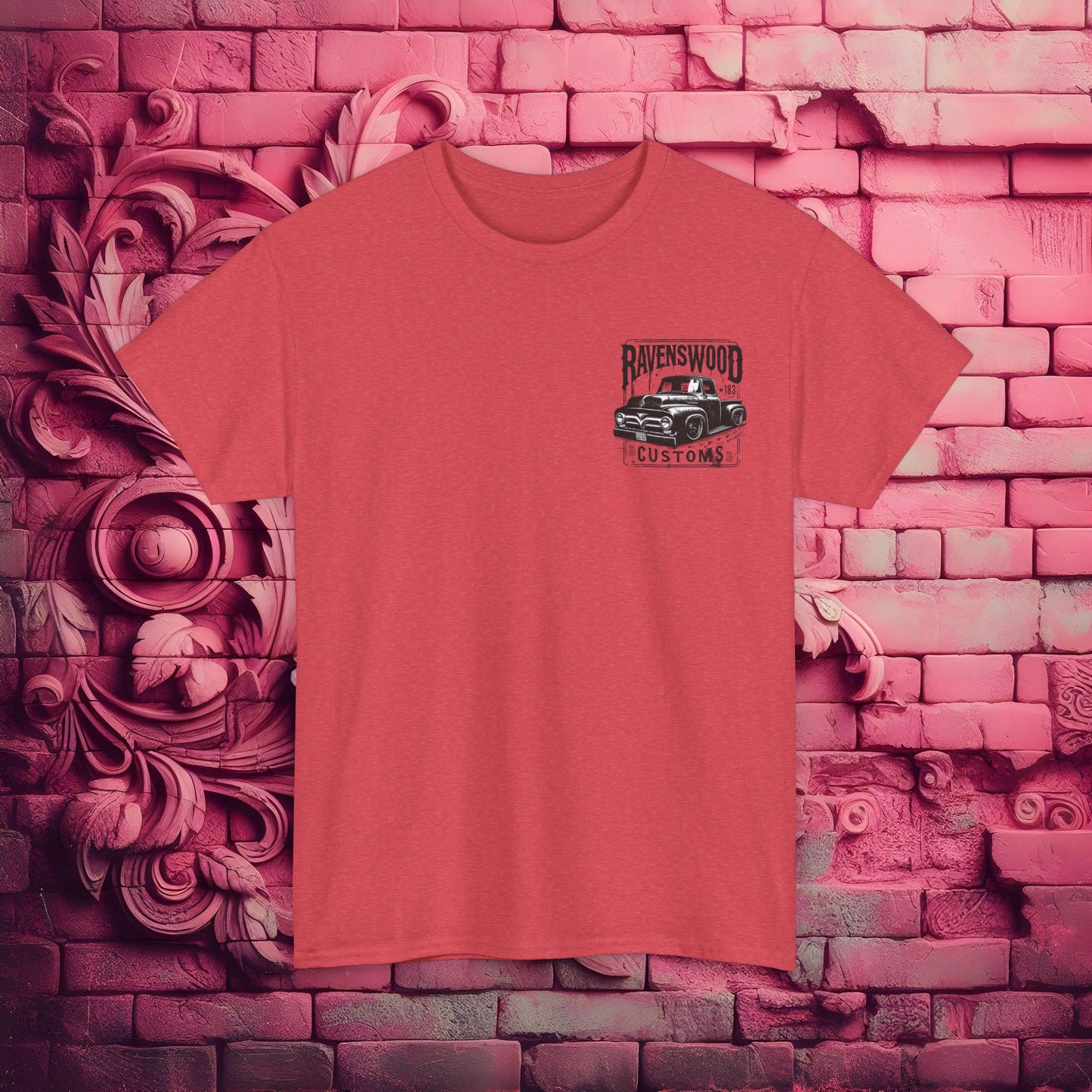 Ravenswood Customs Vintage Car Graphic Tee, Classic Car T-Shirt, Unisex Heavy Cotton Tee