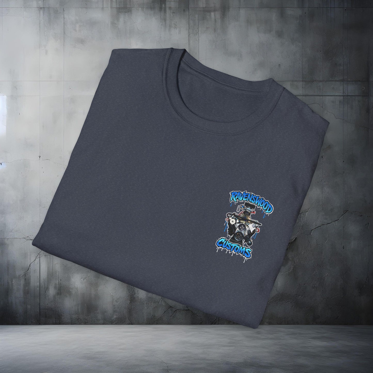 Ravenswood Customs 385ci Holden V8 Engine Graphic T-Shirt