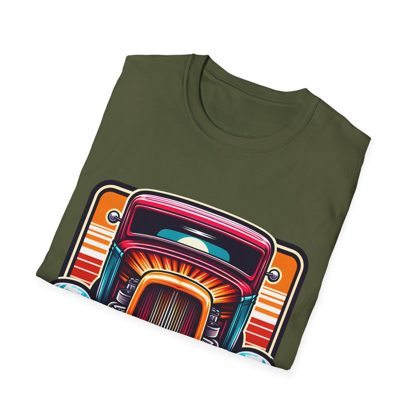 Toon Hot Rod 3 Unisex Softstyle T-Shirt