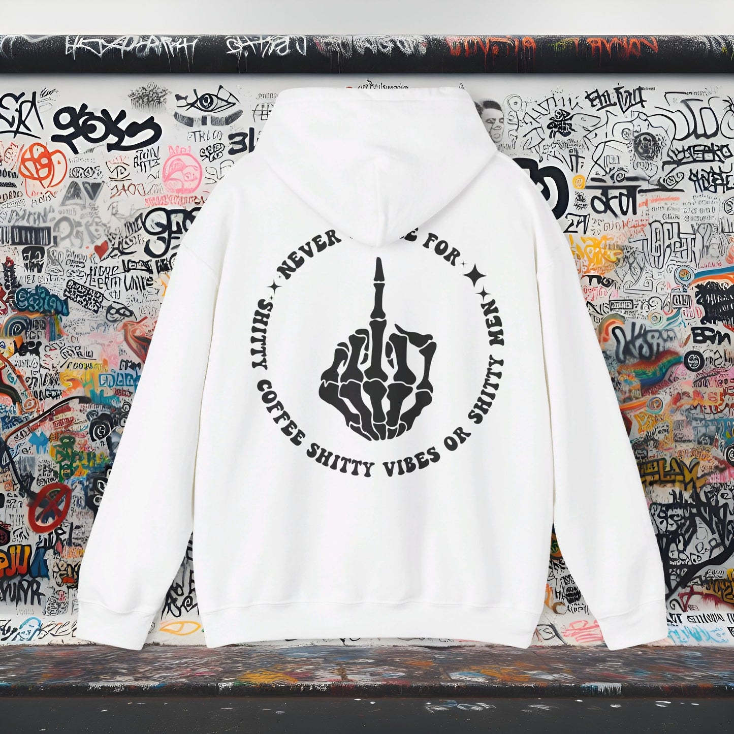 Never Settle Unisex Heavy Blend™ Hooded Sweatshirt