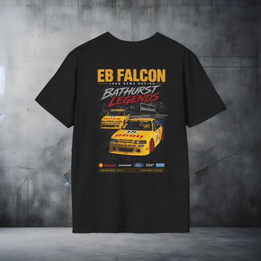 EB Falcon Racing T-Shirt John Bowe Vintage Motorsport Tee