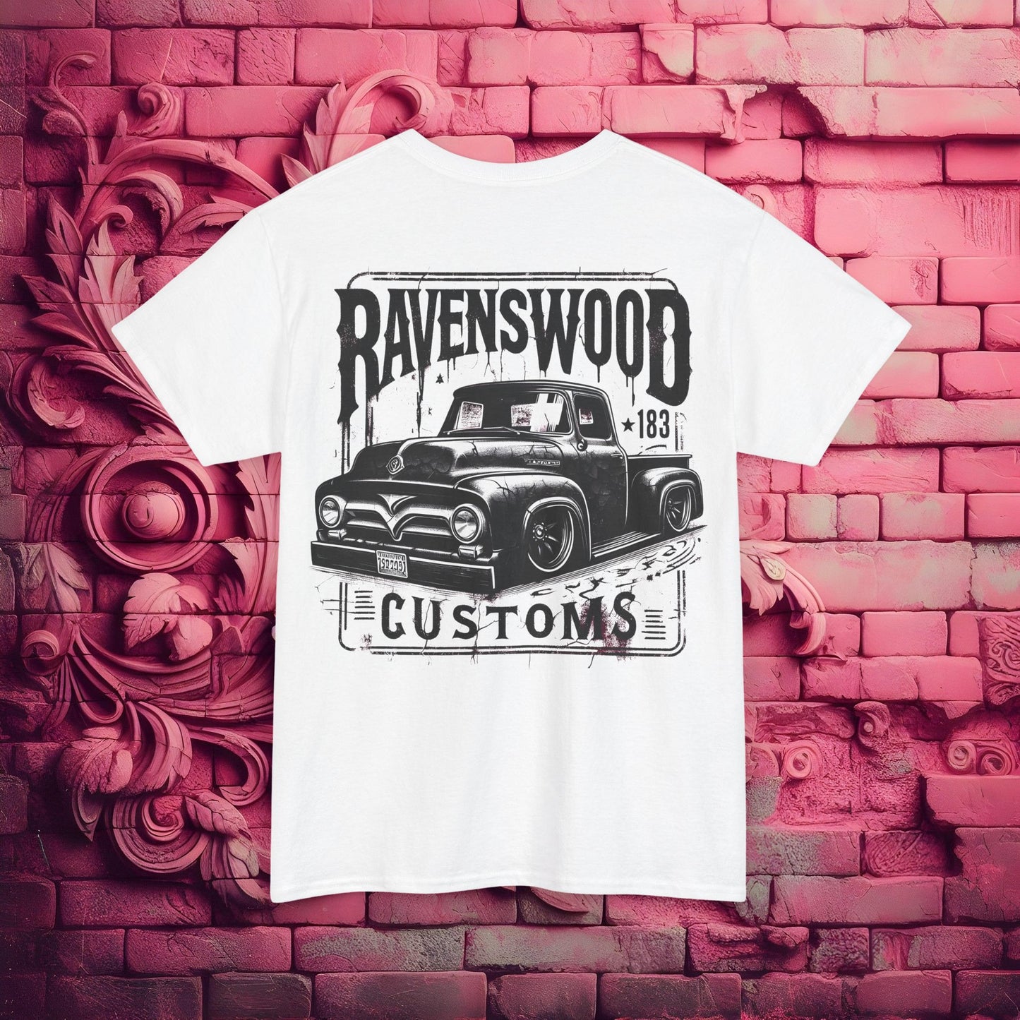 Ravenswood Customs Vintage Car Graphic Tee, Classic Car T-Shirt, Unisex Heavy Cotton Tee