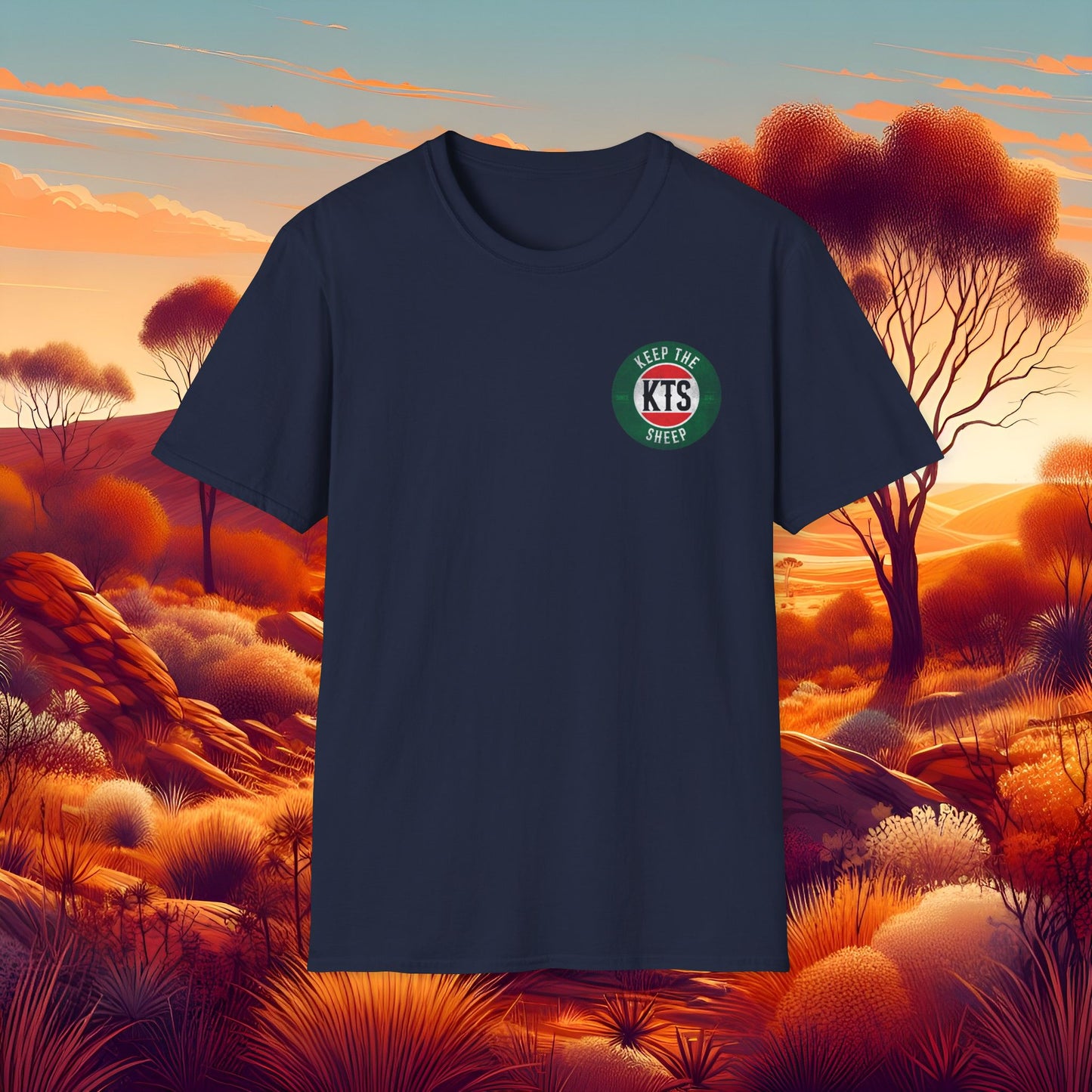 Keep the Sheep #keepthesheep Unisex Softstyle T-Shirt - Bold Graphic Tee for Keep the Sheep movement