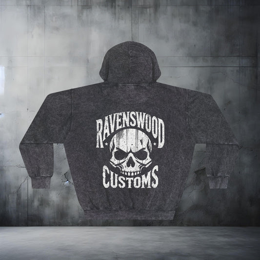 Ravenswood Customs Unisex Mineral Wash Hoodie