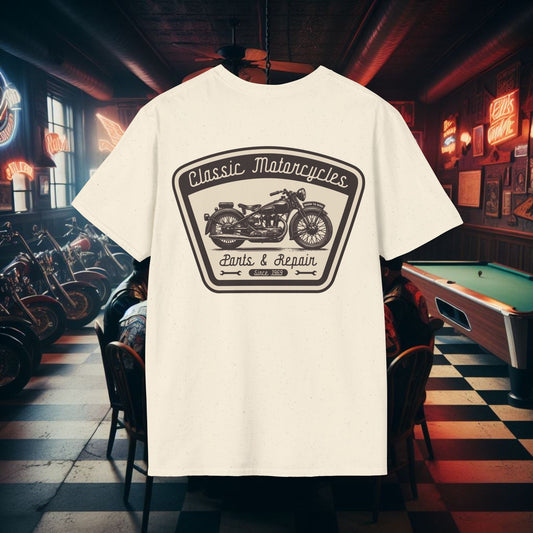 Vintage Motorcycle 3 Unisex Softstyle T-Shirt