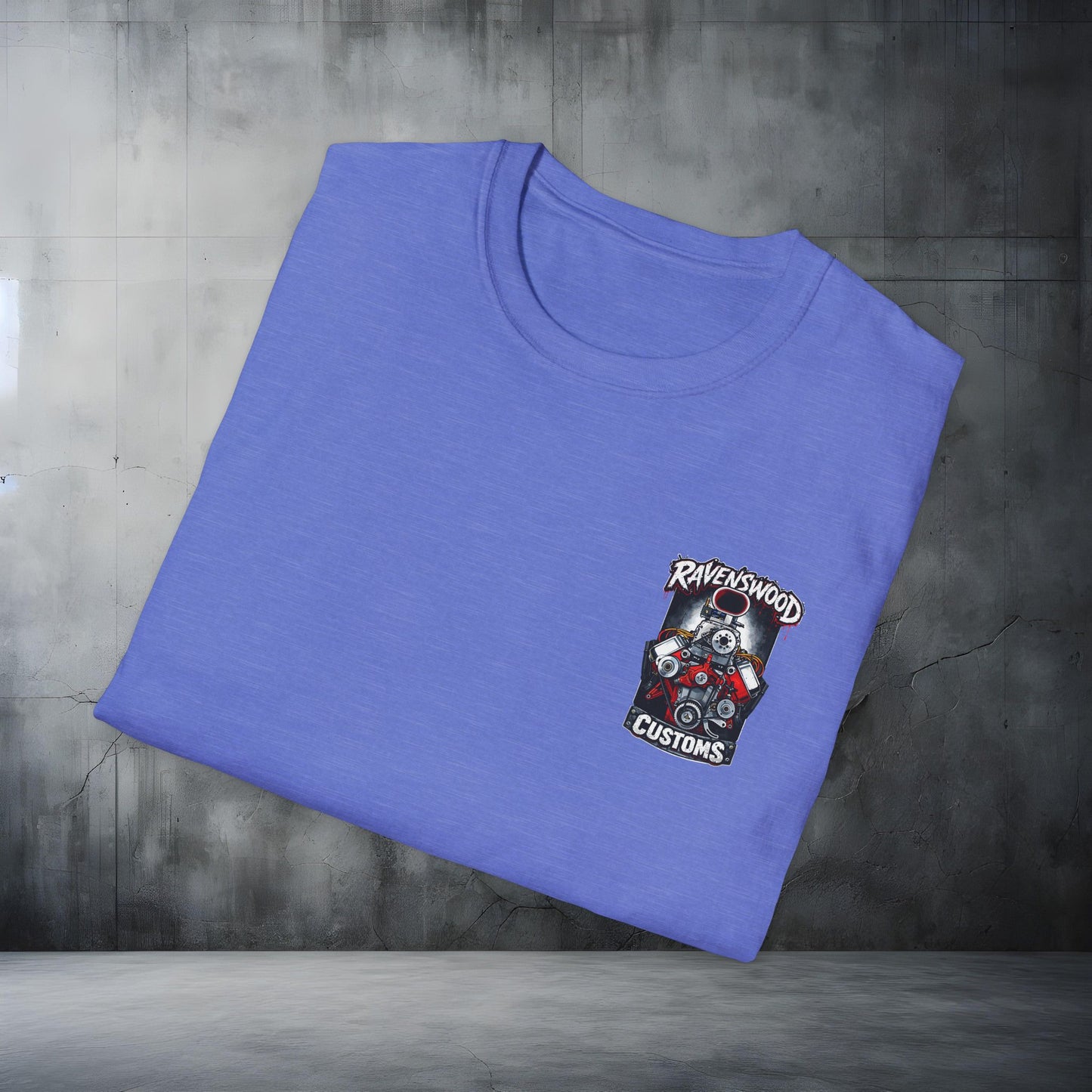 Ravenswood Customs Blown 354 Hemi Engine Graphic T-Shirt