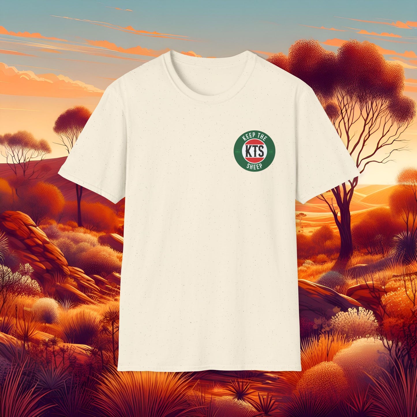 Keep the Sheep #keepthesheep Unisex Softstyle T-Shirt - Bold Graphic Tee for Keep the Sheep movement