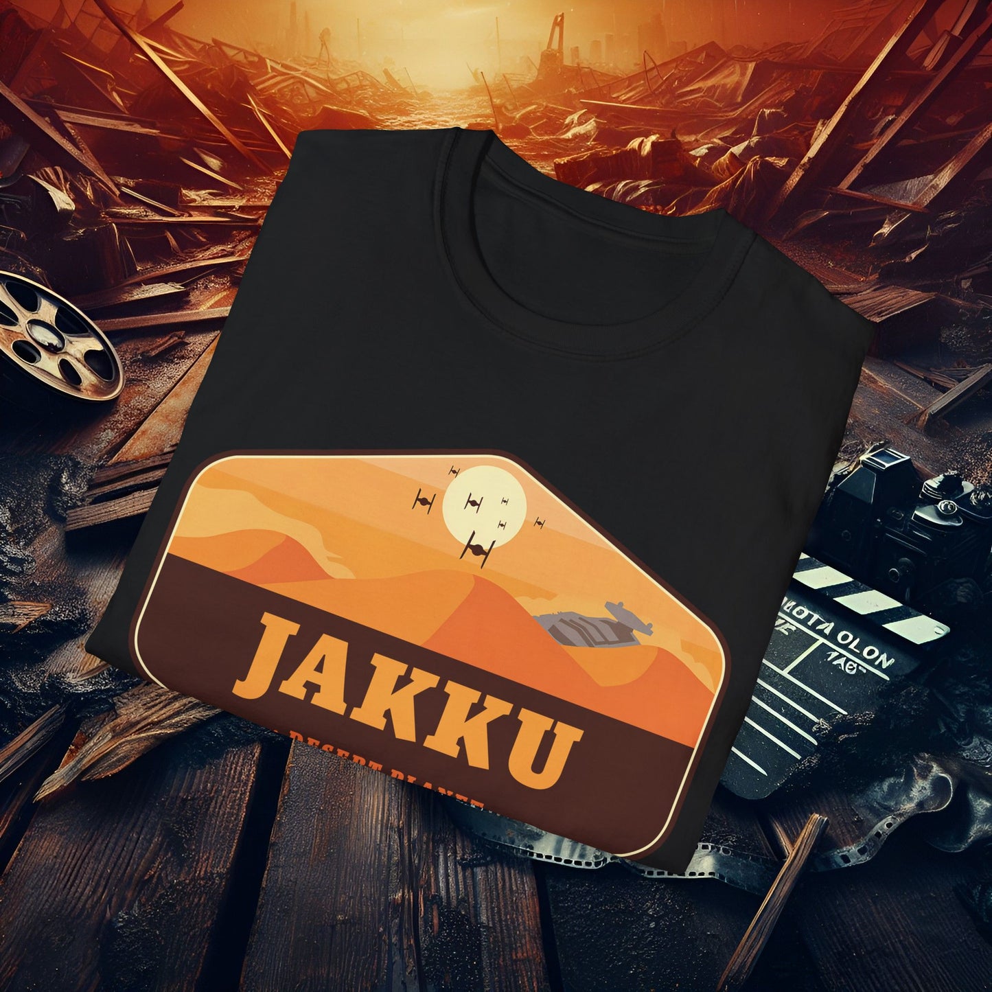 Kakku Desert Planet T-Shirt | Fan Apparel, Unisex Graphic Tee, Sci-Fi Gift, Geeky Fashion, Adventure Shirt