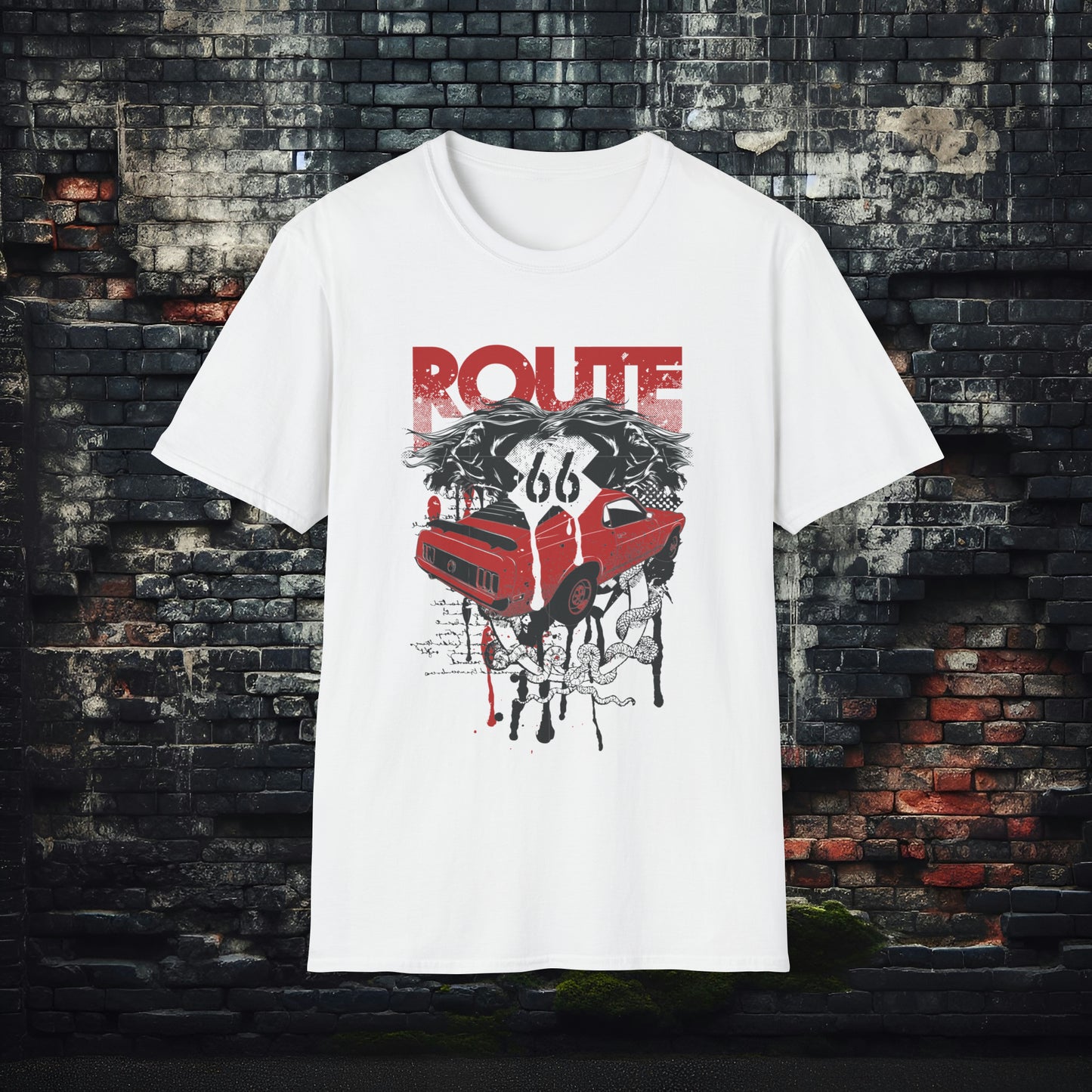 Route 66 Unisex Softstyle T-Shirt