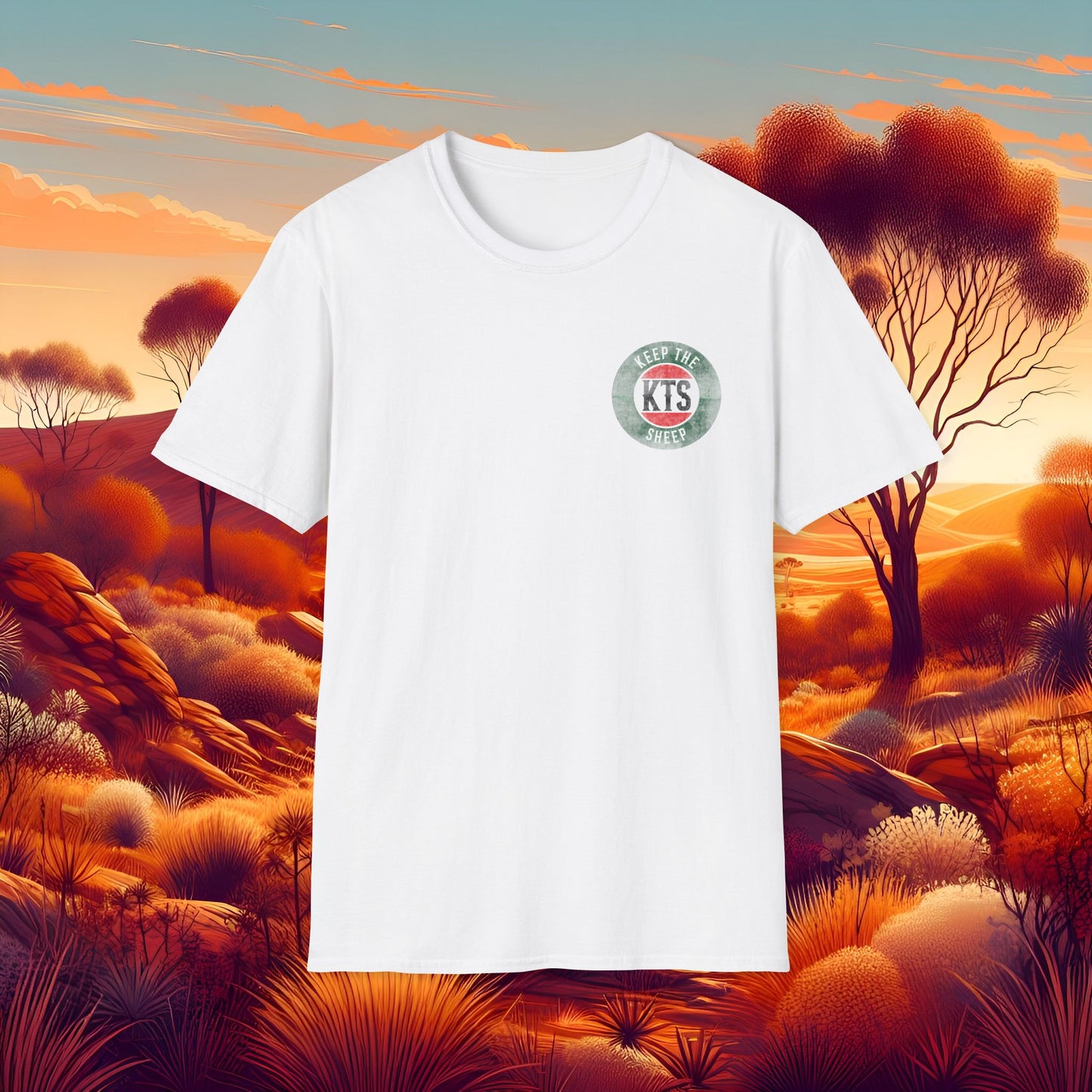 Keep the Sheep #keepthesheep Unisex Softstyle T-Shirt - Bold Graphic Tee for Keep the Sheep movement