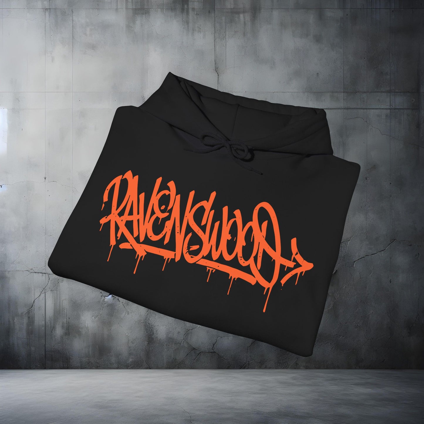 Ravenswood Graffiti Tag Hoodie Urban Streetwear Hoodie