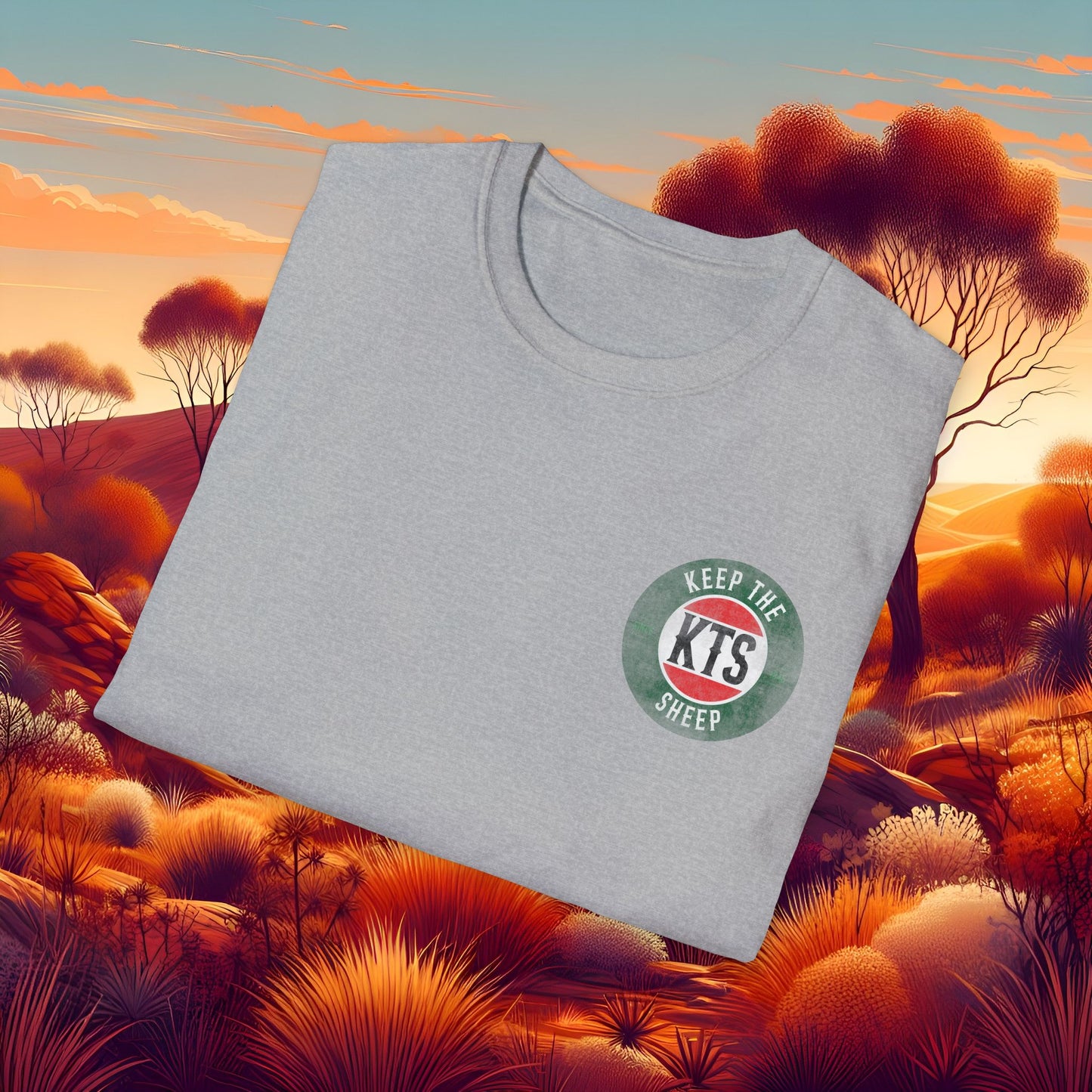 Keep the Sheep #keepthesheep Unisex Softstyle T-Shirt - Bold Graphic Tee for Keep the Sheep movement