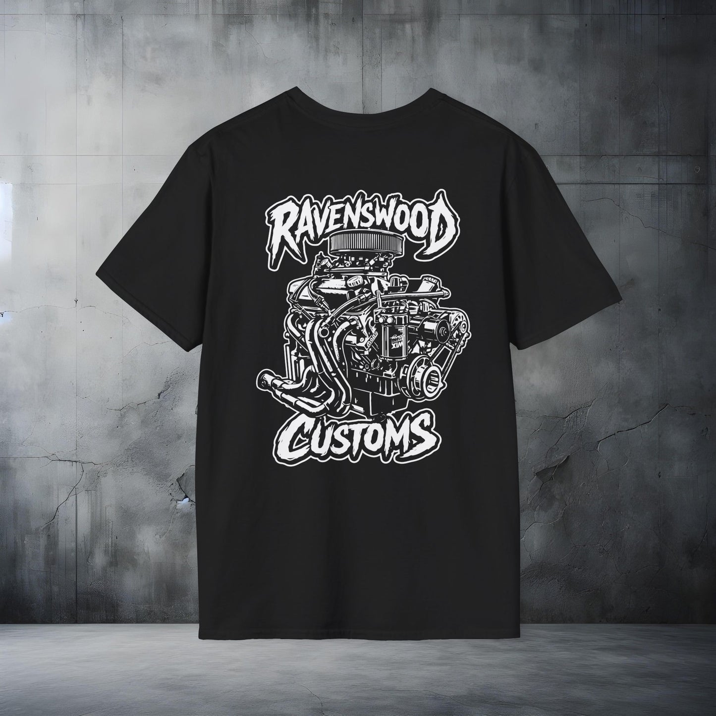 Ravenswood Customs 418ci small-block Chrysler V8 Car Shop T-Shirt
