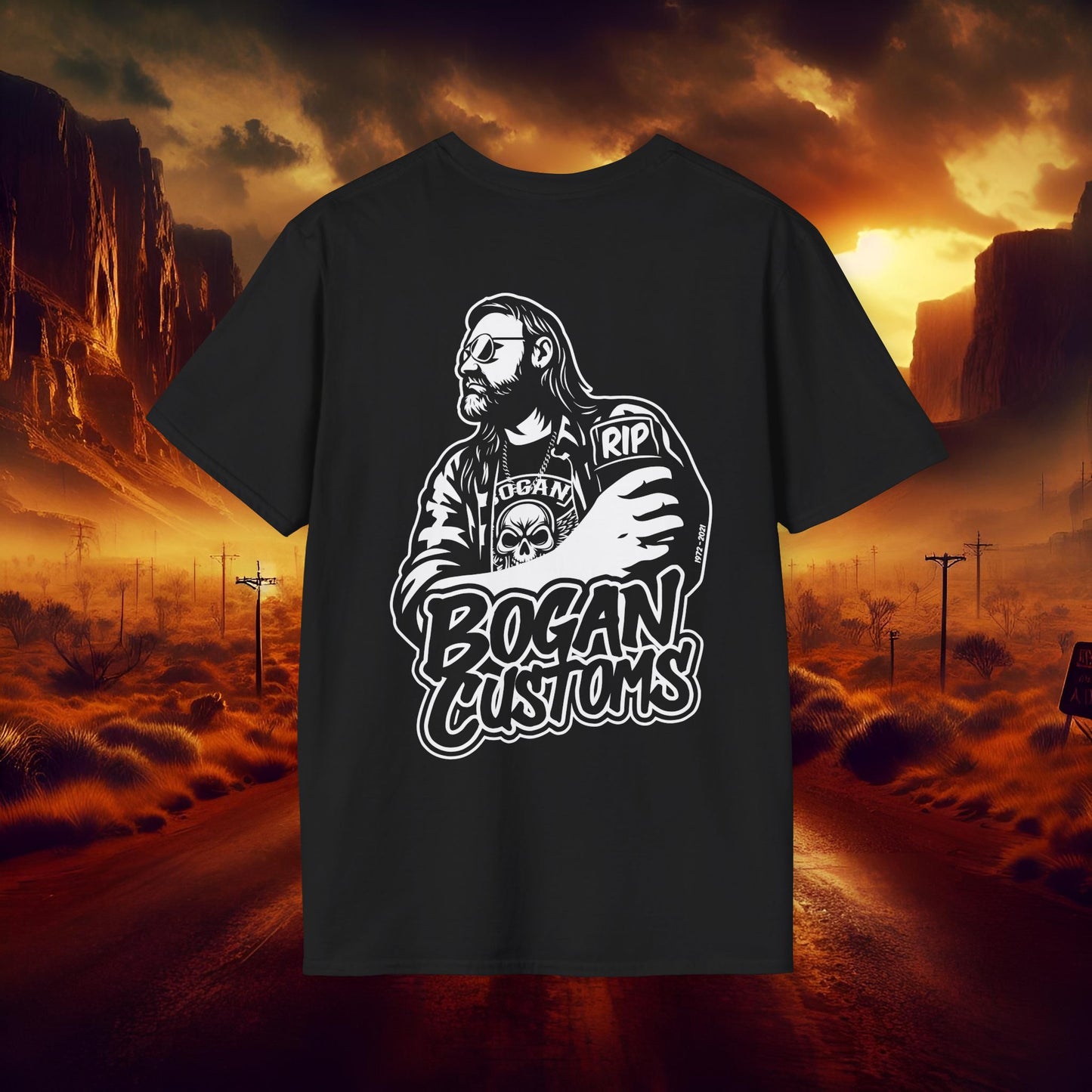 RIP Bogan Customs T-Shirt Graphic Tee