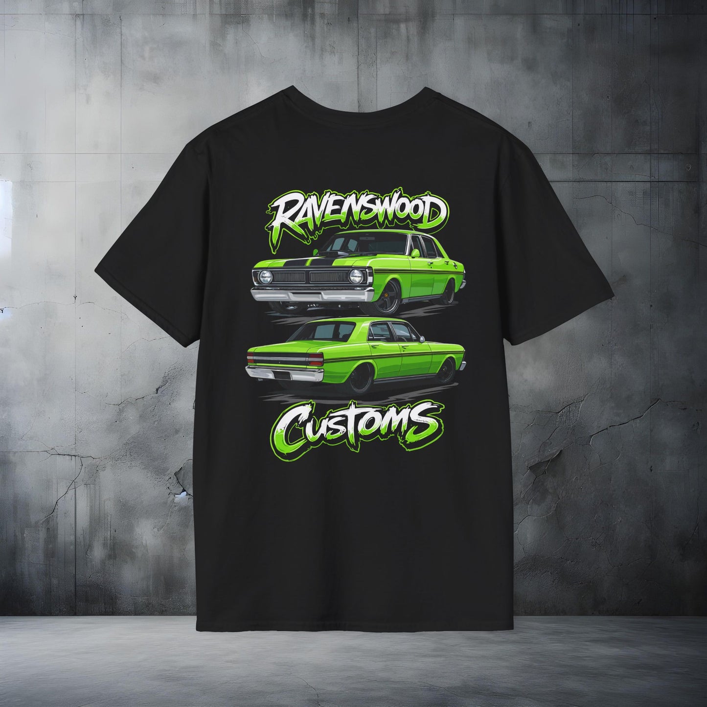 Ravenswood Customs Grinch Green XY Falcon Classic Car T-Shirt
