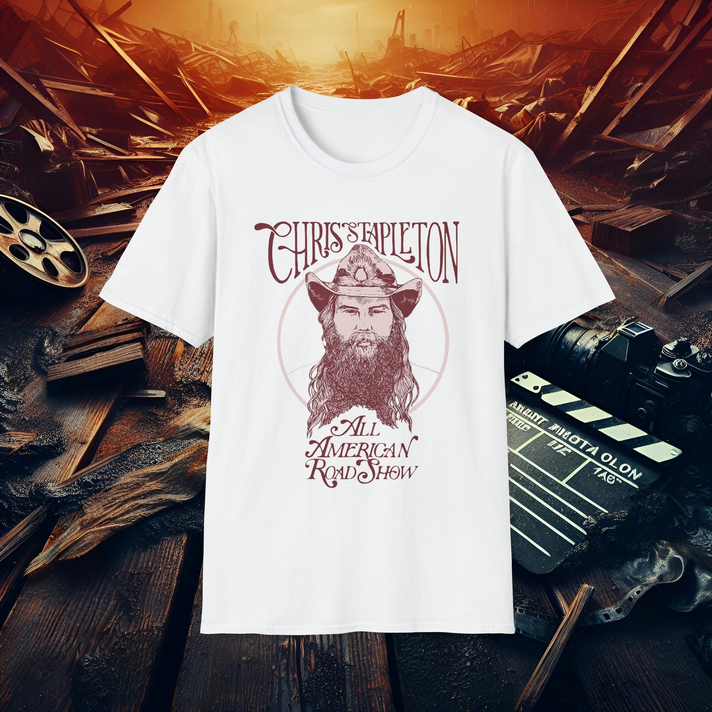 Chris Stapleton Road Show Unisex Softstyle T-Shirt