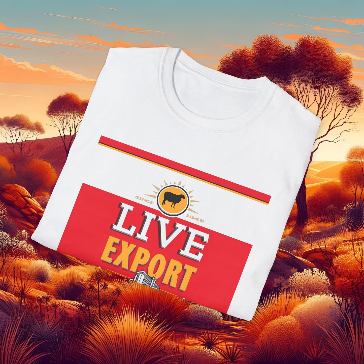 Live Export Keep the Sheep Unisex Softstyle T-Shirt