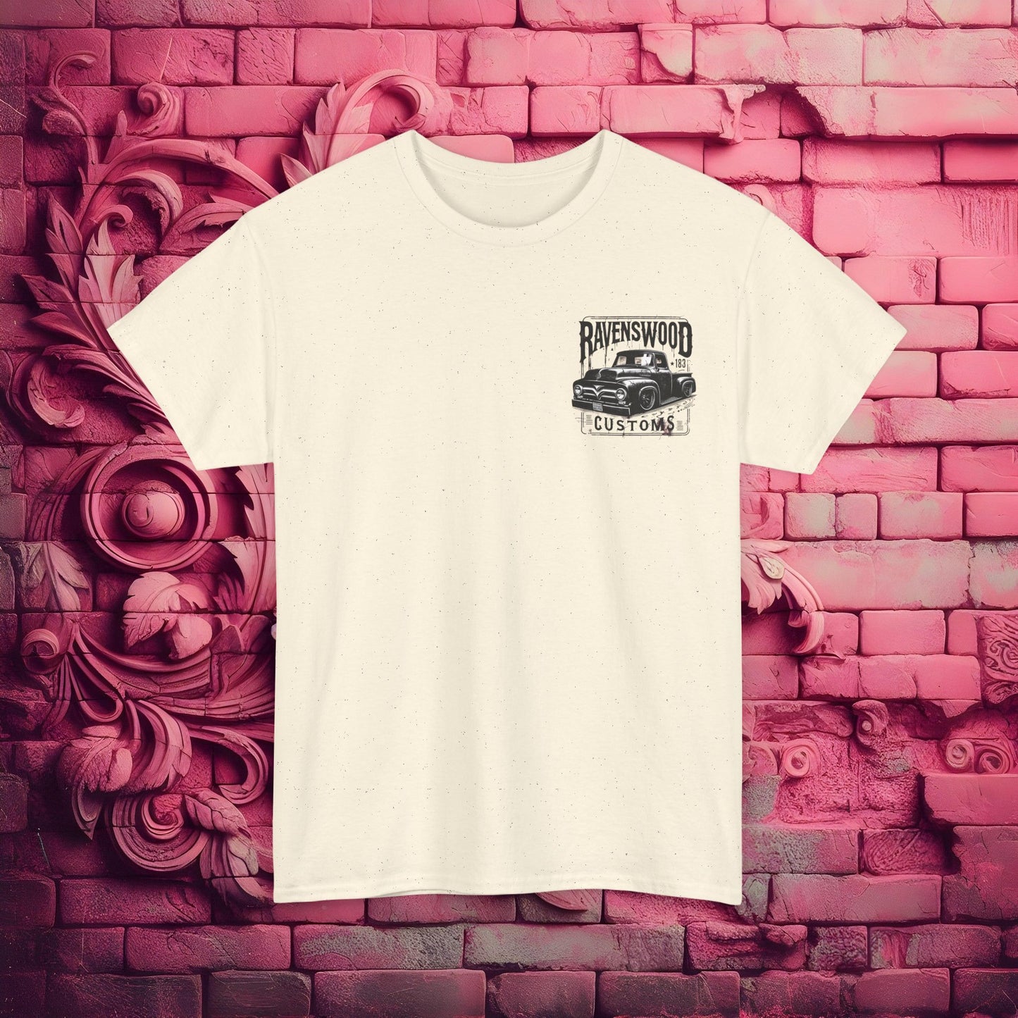 Ravenswood Customs Vintage Car Graphic Tee, Classic Car T-Shirt, Unisex Heavy Cotton Tee