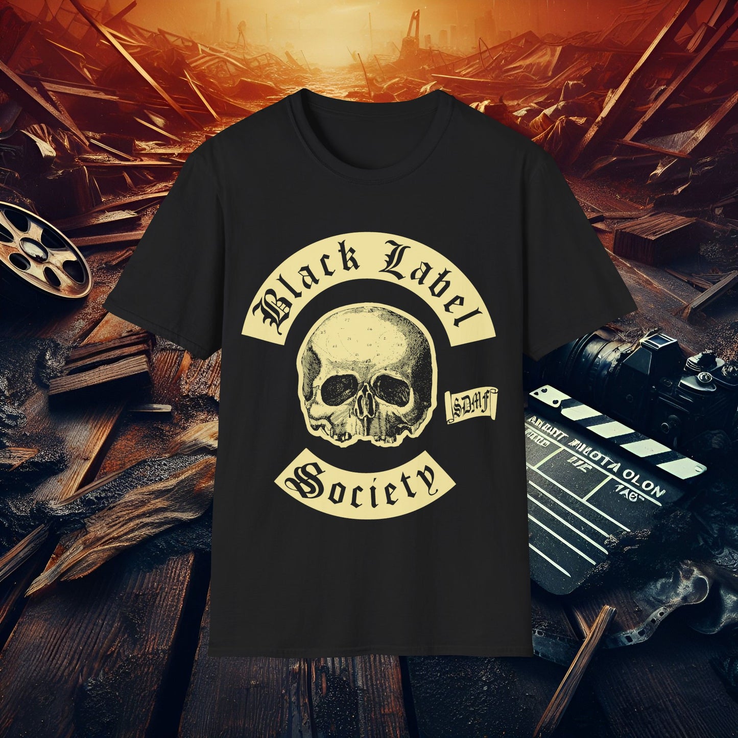 Lord Humungus Vintage Black T-Shirt - Unisex Softstyle Tee for Fans of Retro Film Culture