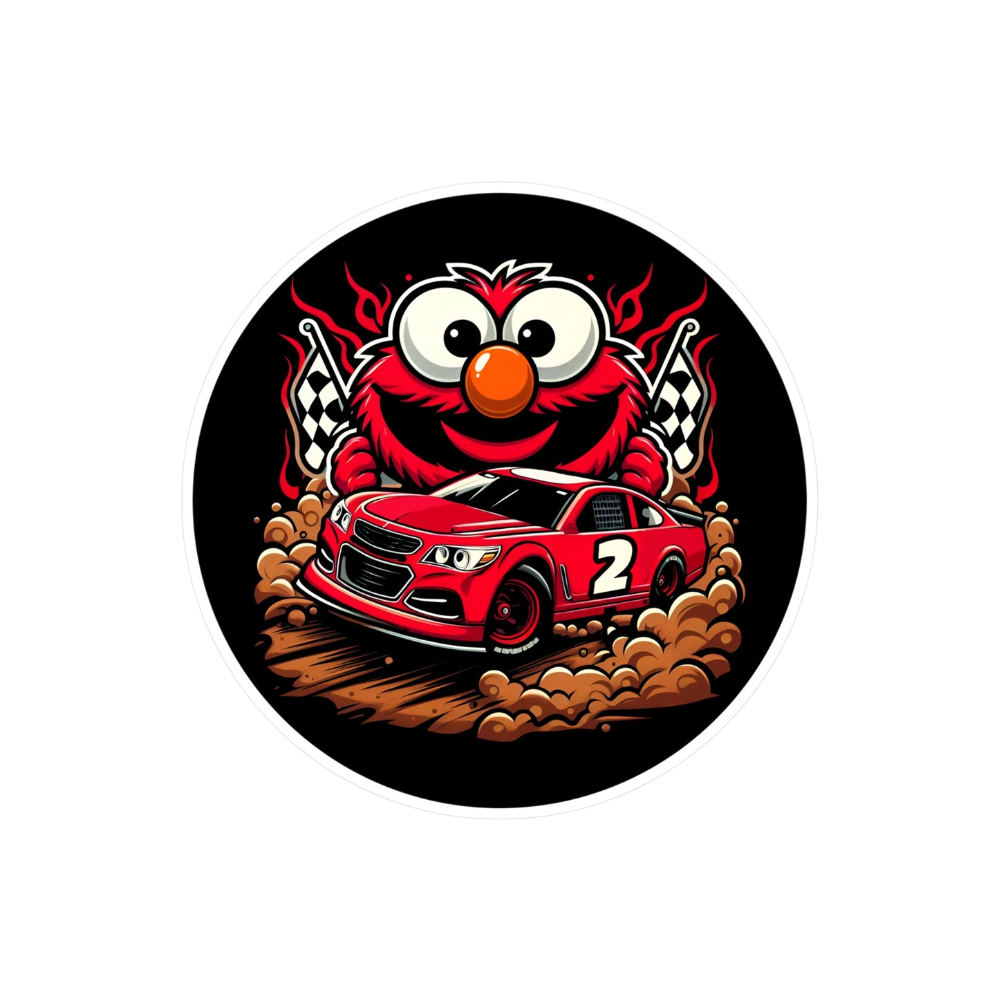 Elmo 2 Kiss-Cut Vinyl Decals